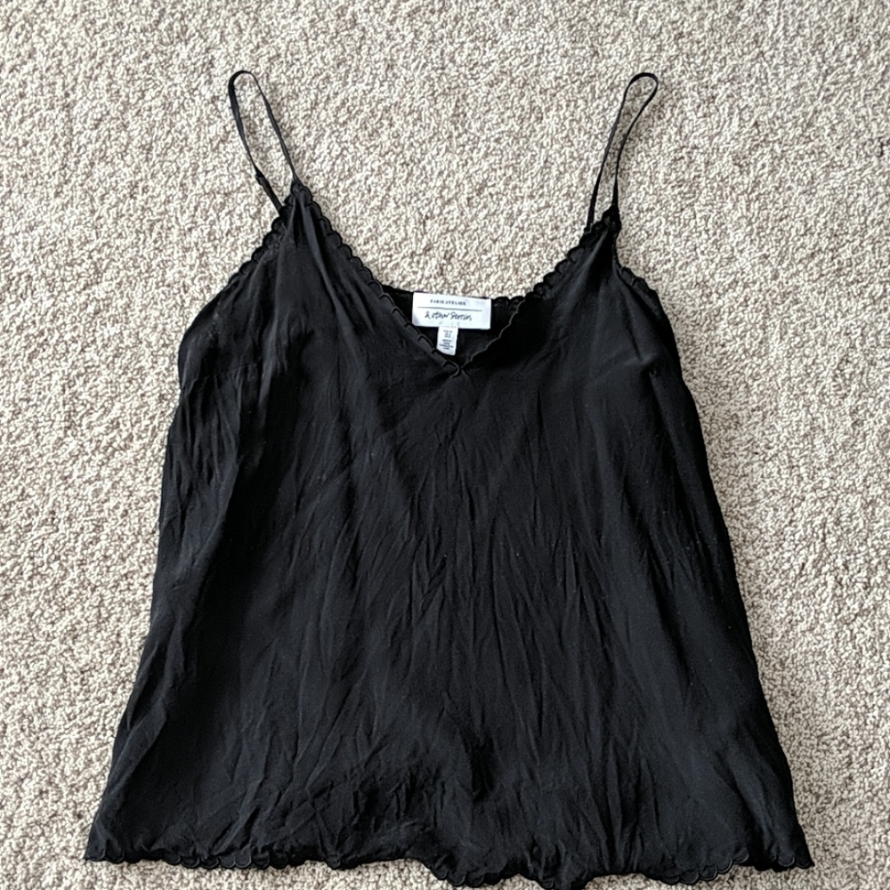 & other stories black silk top